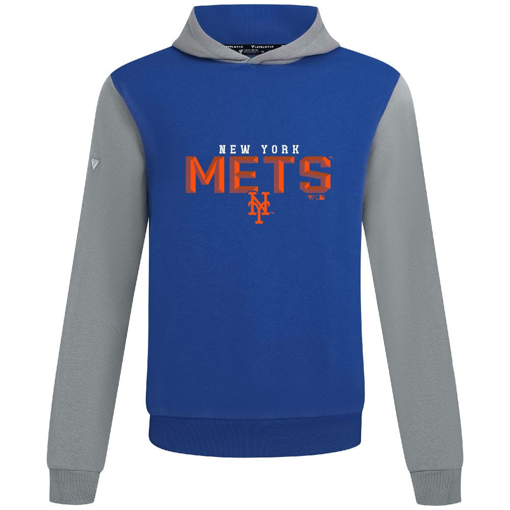 New York Mets Levelwear Throwback Carve Ultimate Hoodie Royal
