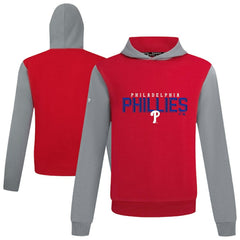 Philadelphia Phillies Levelwear Throwback Carve Ultimate Hoodie Red