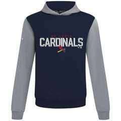 St. Louis Cardinals Levelwear Throwback Carve Ultimate Hoodie Navy