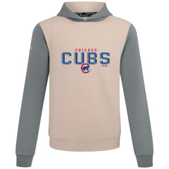 Chicago Cubs Levelwear Throwback Carve Ultimate Hoodie Sand
