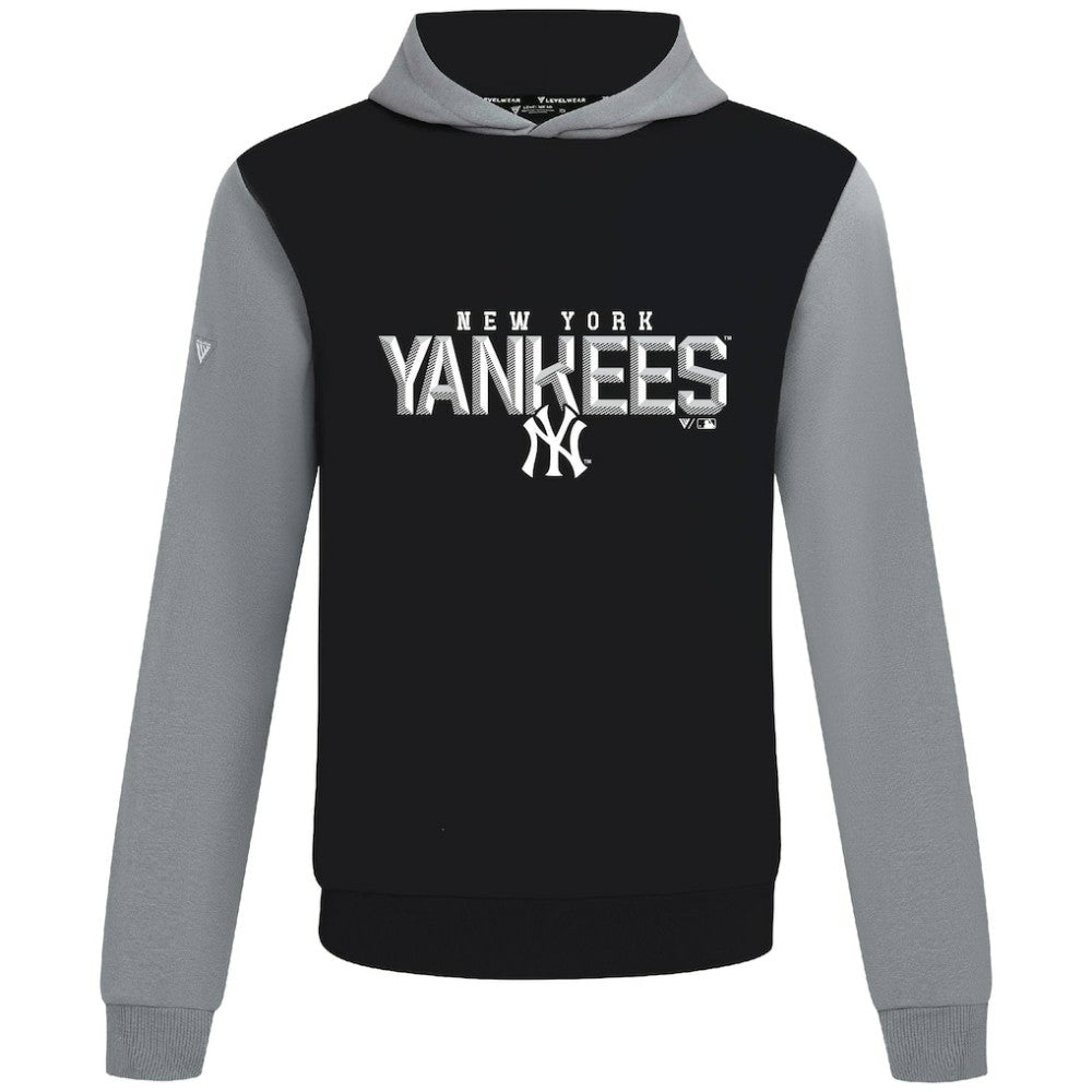 New York Yankees Levelwear Throwback Carve Ultimate Hoodie Black