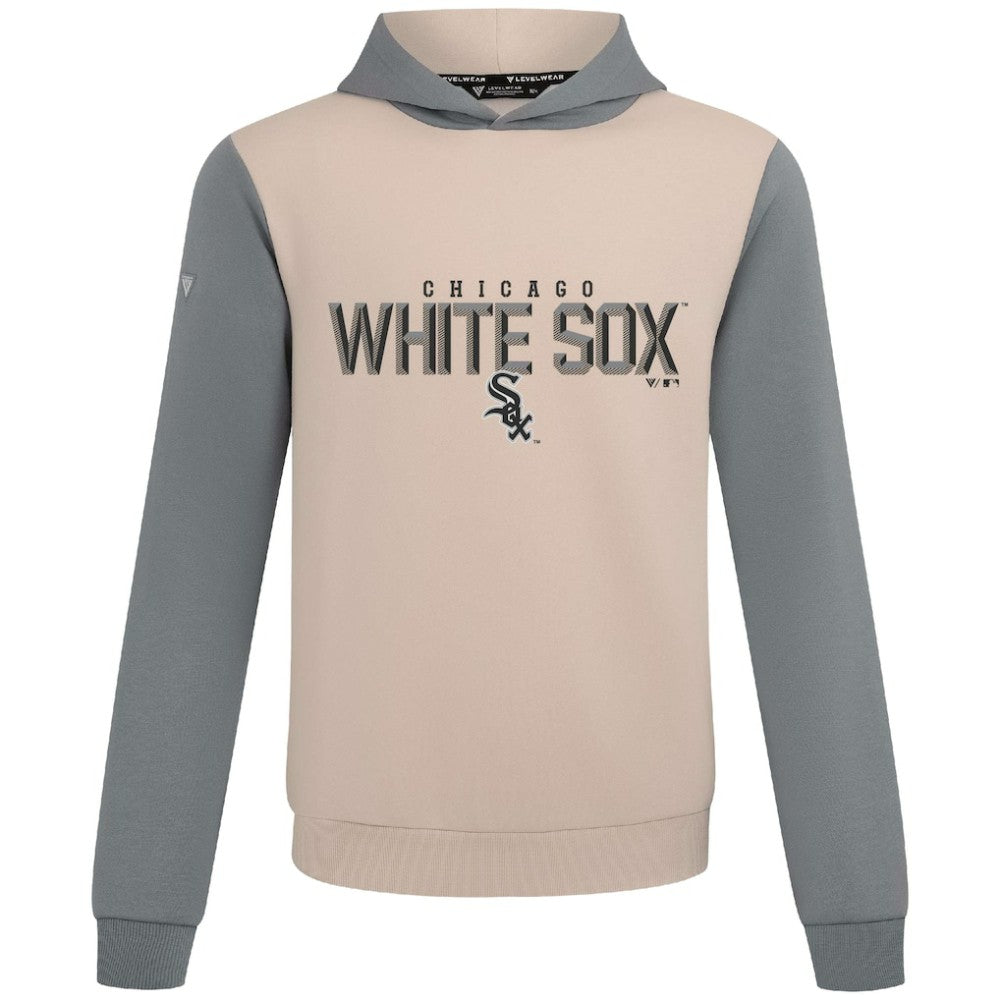 Chicago White Sox Levelwear Throwback Carve Ultimate Hoodie Sand