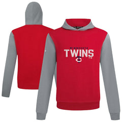 Minnesota Twins Levelwear Throwback Carve Ultimate Hoodie Red