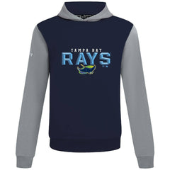 Tampa Bay Rays Levelwear Throwback Carve Ultimate Hoodie Navy