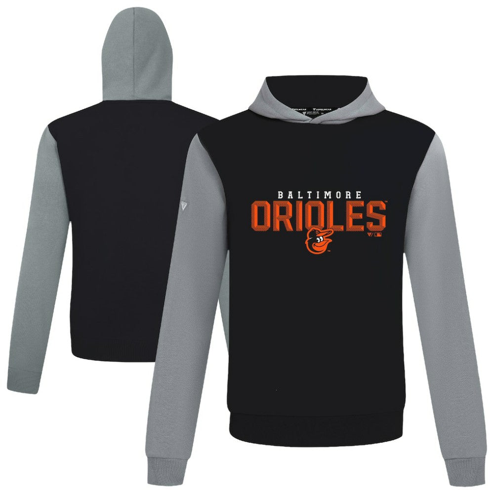 Baltimore Orioles Levelwear Throwback Carve Ultimate Hoodie Black