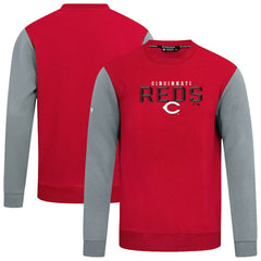 Cincinnati Reds Levelwear Throwback Ultimate Carve Sweatshirt Red