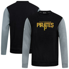 Pittsburgh Pirates Levelwear Throwback Ultimate Carve Sweatshirt Black