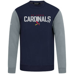 St. Louis Cardinals Levelwear Throwback Ultimate Carve Sweatshirt Navy