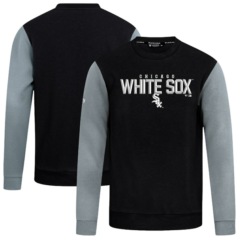 Chicago White Sox Levelwear Throwback Ultimate Carve Sweatshirt Black