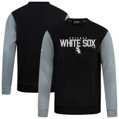 Chicago White Sox Levelwear Throwback Ultimate Carve Sweatshirt Black
