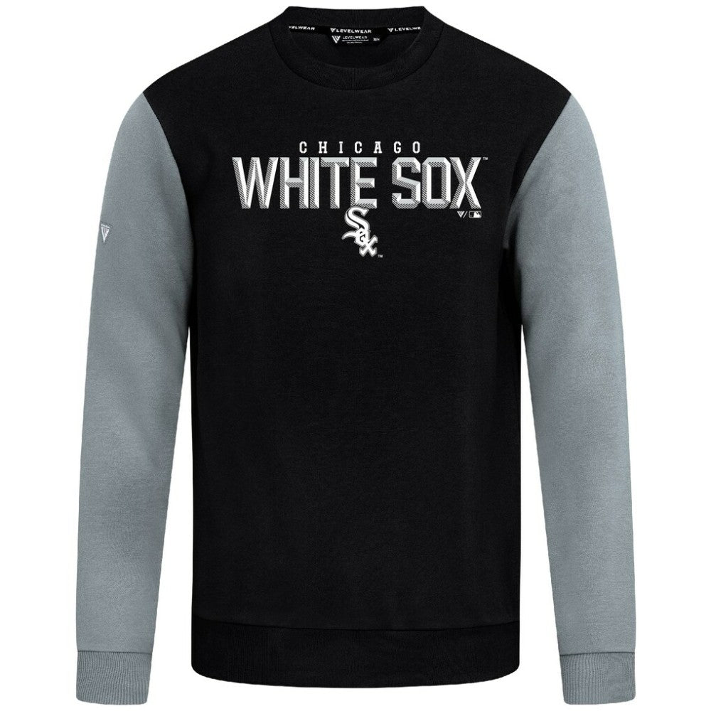 Chicago White Sox Levelwear Throwback Ultimate Carve Sweatshirt Black