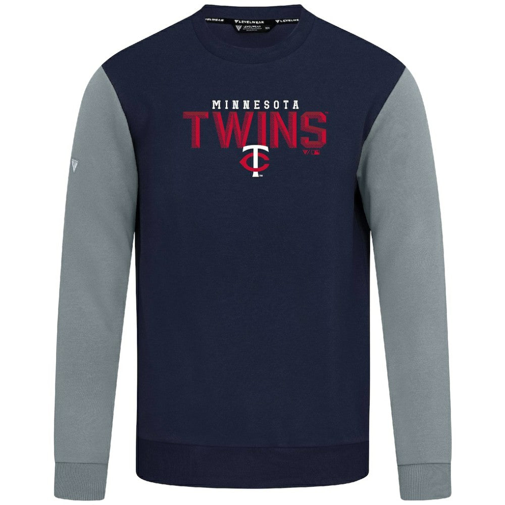 Minnesota Twins Levelwear Throwback Ultimate Carve Sweatshirt Navy