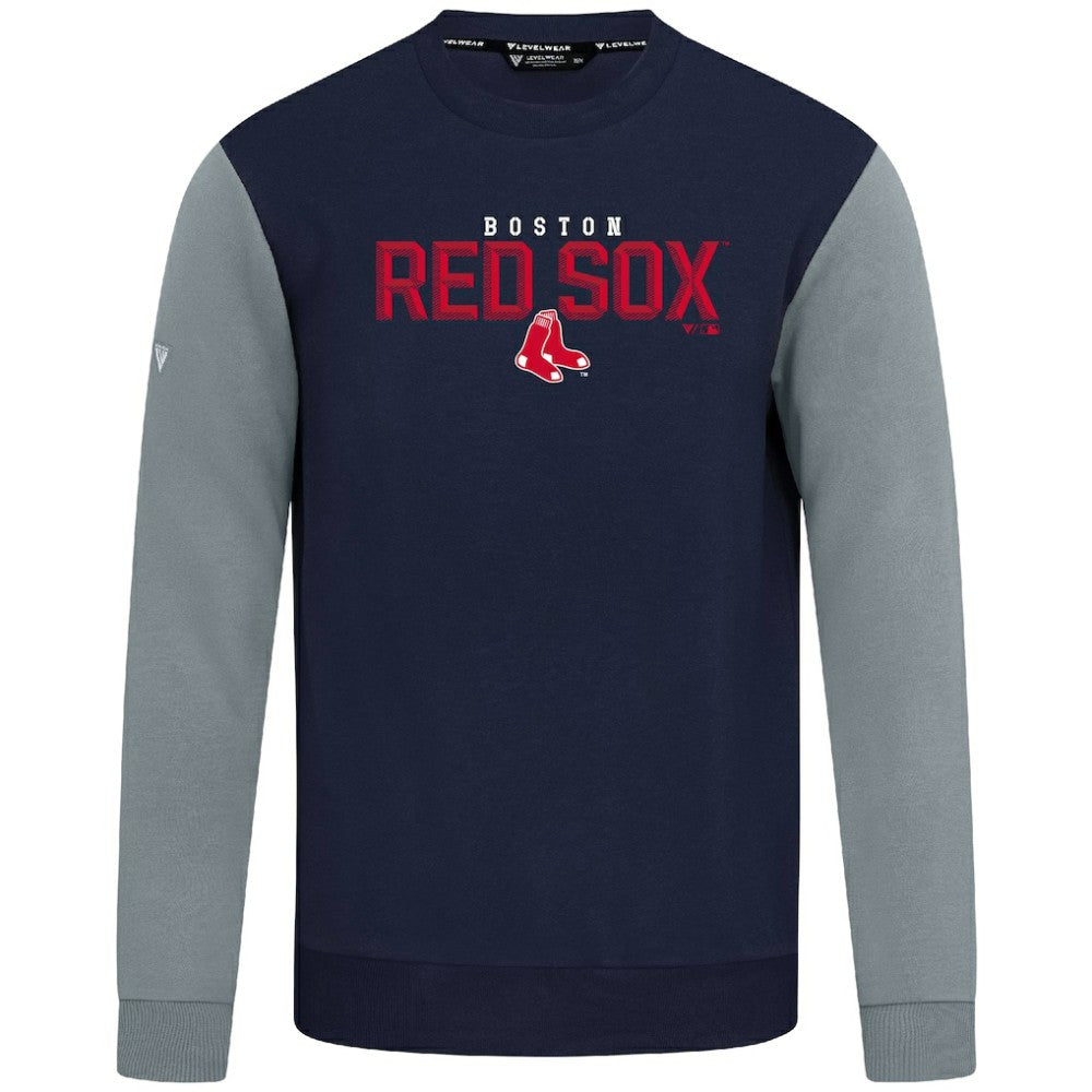 Boston Red Sox Levelwear Throwback Ultimate Carve Sweatshirt Navy