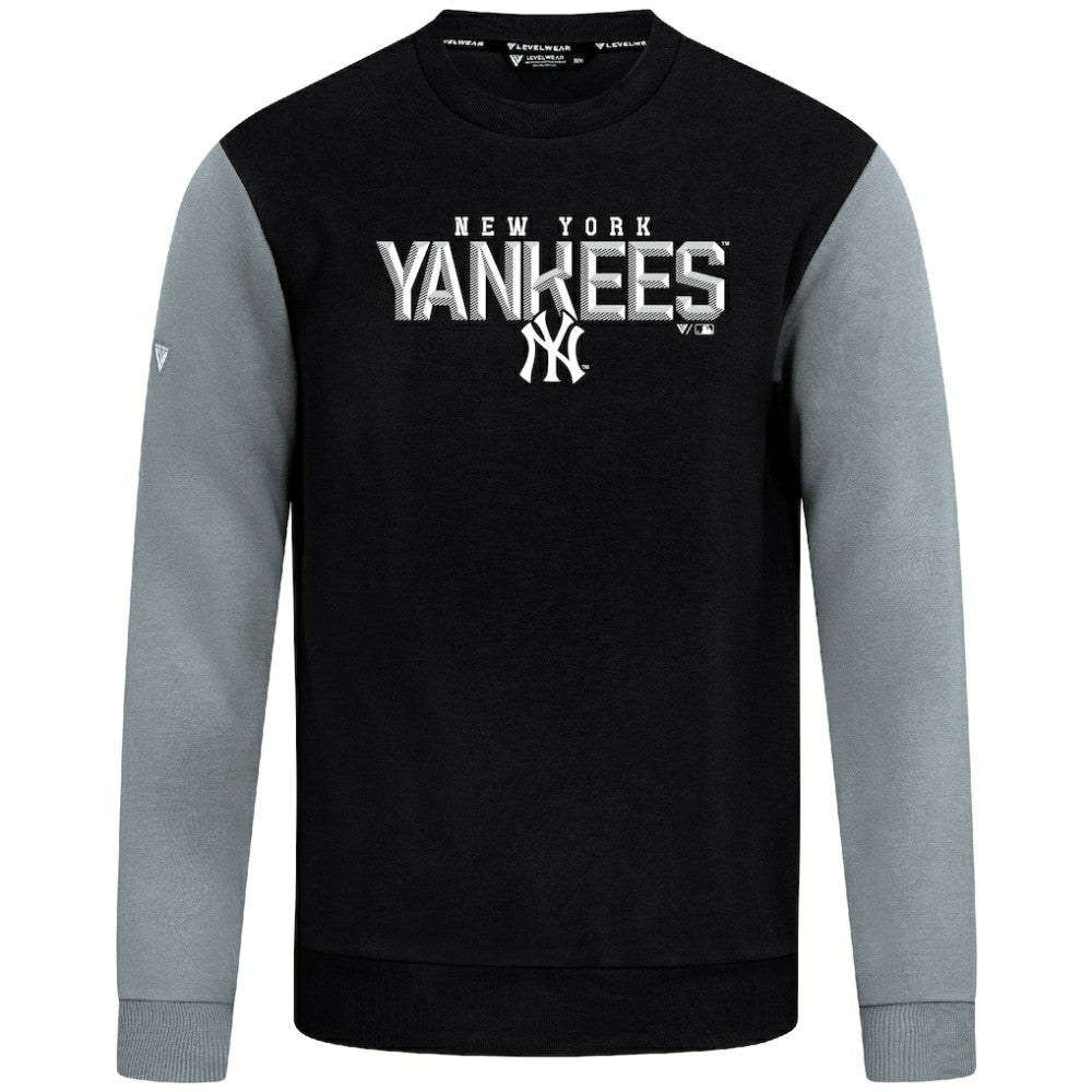 New York Yankees Levelwear Throwback Ultimate Carve Sweatshirt Black
