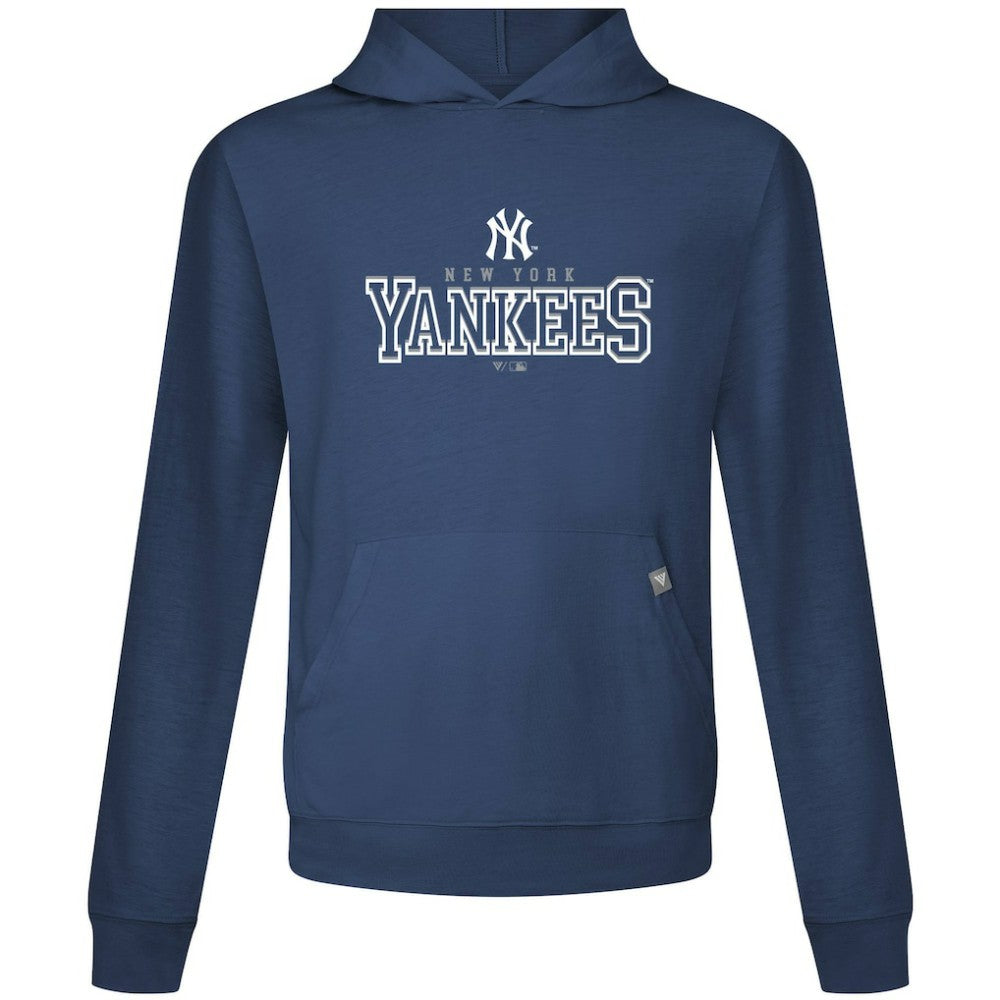 New York Yankees Levelwear Relay Journey Pullover Hoodie Navy