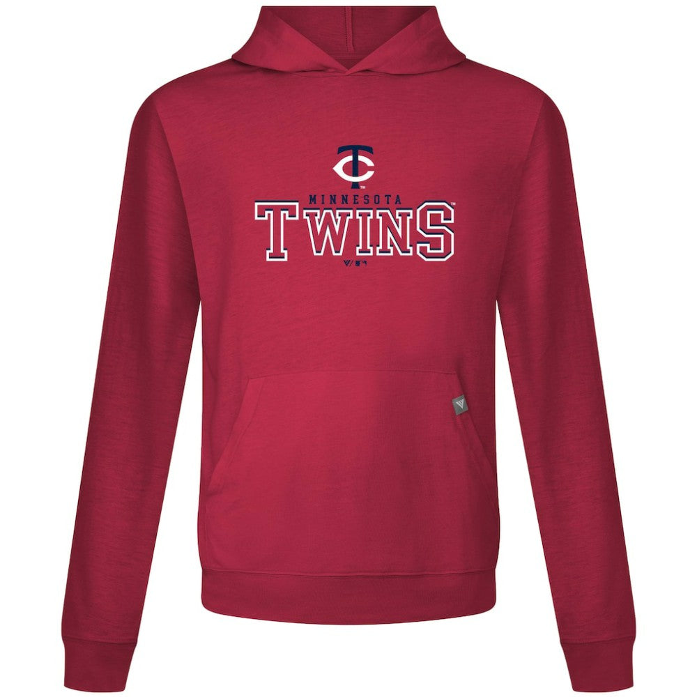 Minnesota Twins Levelwear Relay Journey Pullover Hoodie Red