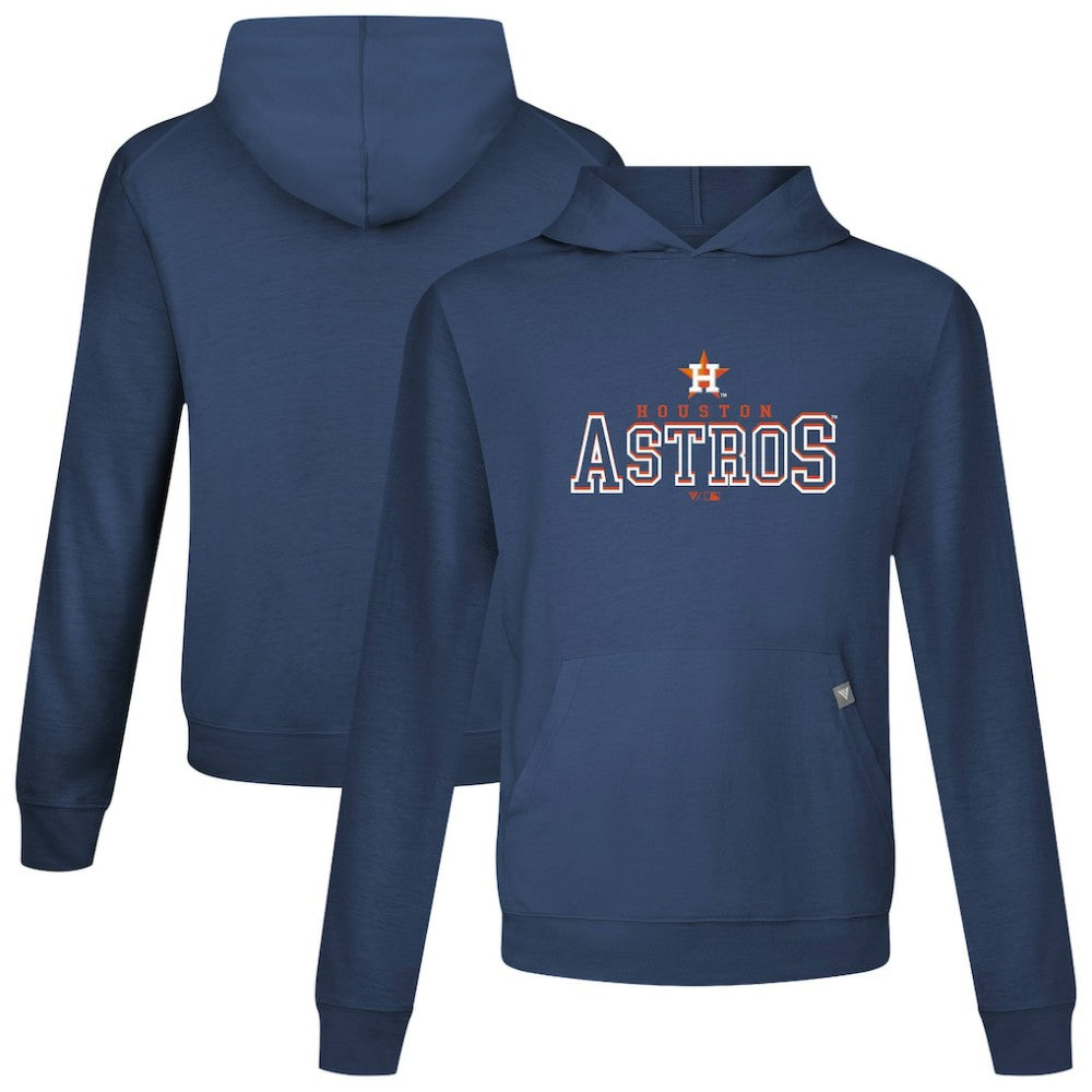 Houston Astros Levelwear Relay Journey Pullover Hoodie Navy