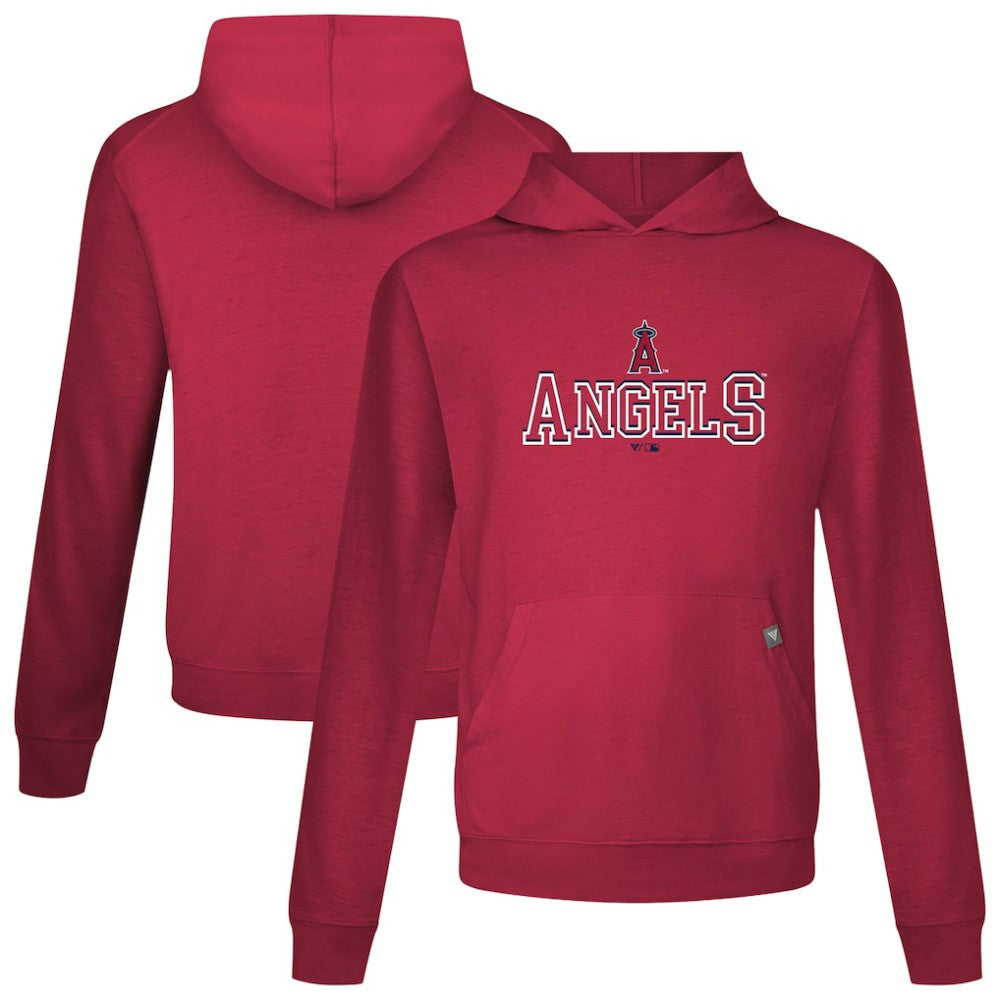 Los Angeles Angels Levelwear Relay Journey Pullover Hoodie Red
