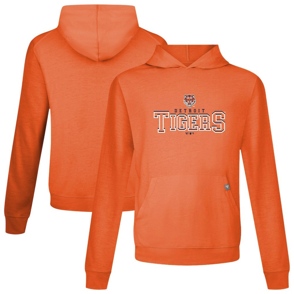 Detroit Tigers Levelwear Relay Journey Pullover Hoodie Orange