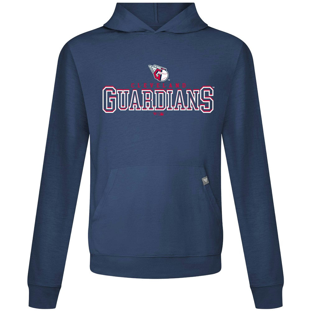 Cleveland Guardians Levelwear Relay Journey Pullover Hoodie Navy