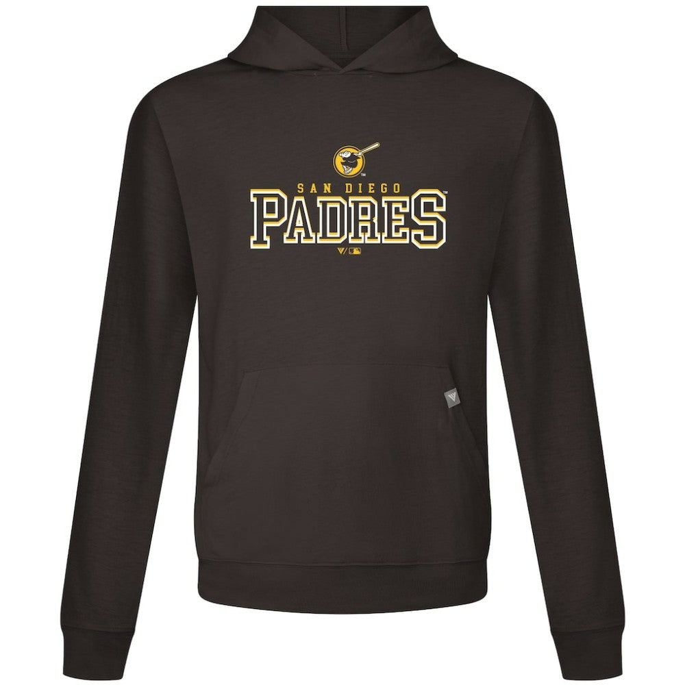 San Diego Padres Levelwear Relay Journey Pullover Hoodie Brown