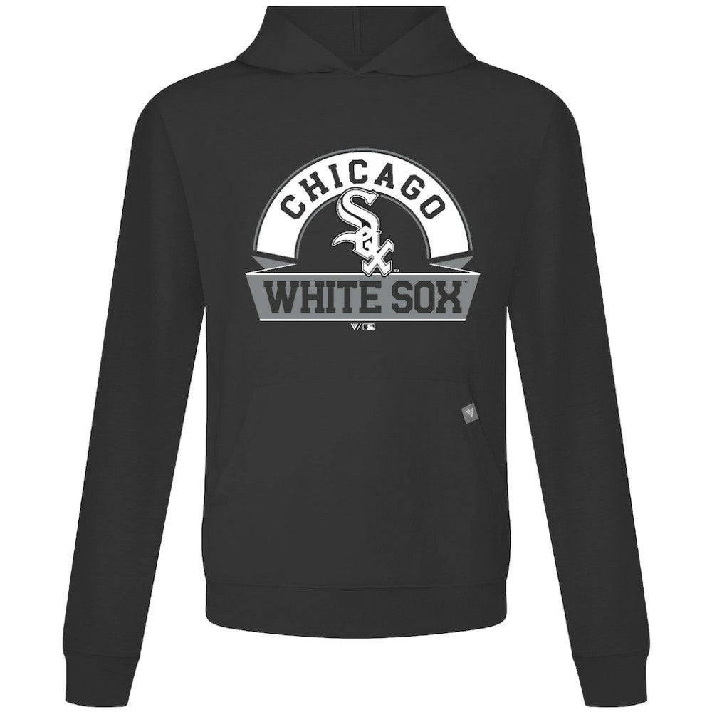 Chicago White Sox Levelwear Relay Banner Arch Pullover Hoodie Black