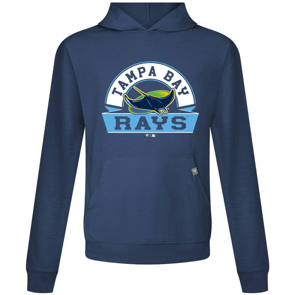 Tampa Bay Rays Levelwear Relay Banner Arch Pullover Hoodie Navy