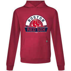 Boston Red Sox Levelwear Relay Banner Arch Pullover Hoodie Red
