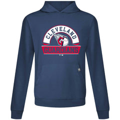 Cleveland Guardians Levelwear Relay Banner Arch Pullover Hoodie Navy