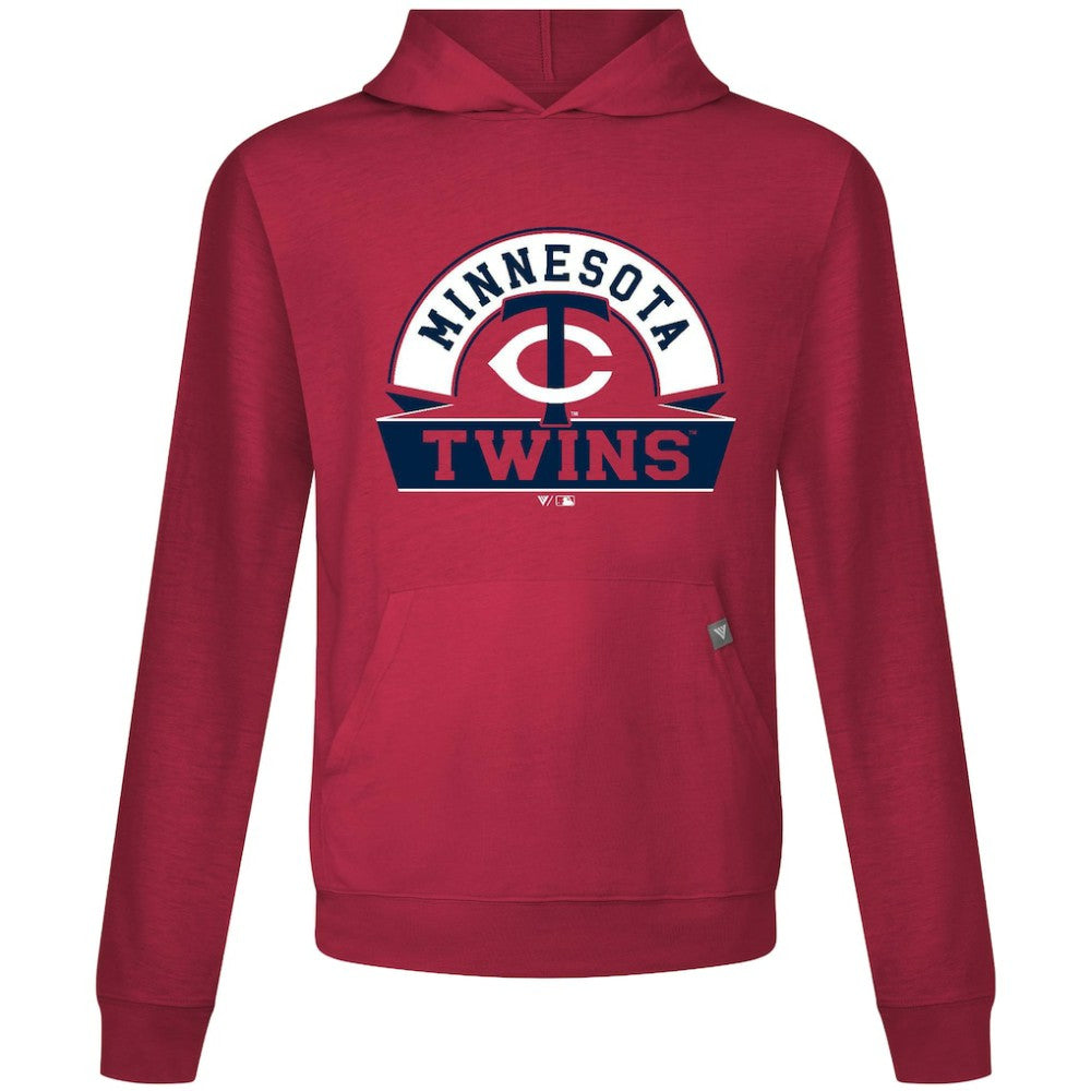 Minnesota Twins Levelwear Relay Banner Arch Pullover Hoodie Red