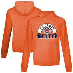 Detroit Tigers Levelwear Relay Banner Arch Pullover Hoodie Orange