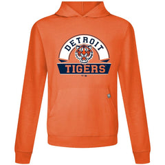 Detroit Tigers Levelwear Relay Banner Arch Pullover Hoodie Orange