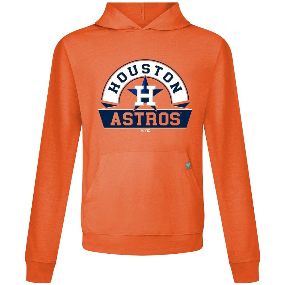 Houston Astros Levelwear Relay Banner Arch Pullover Hoodie Orange