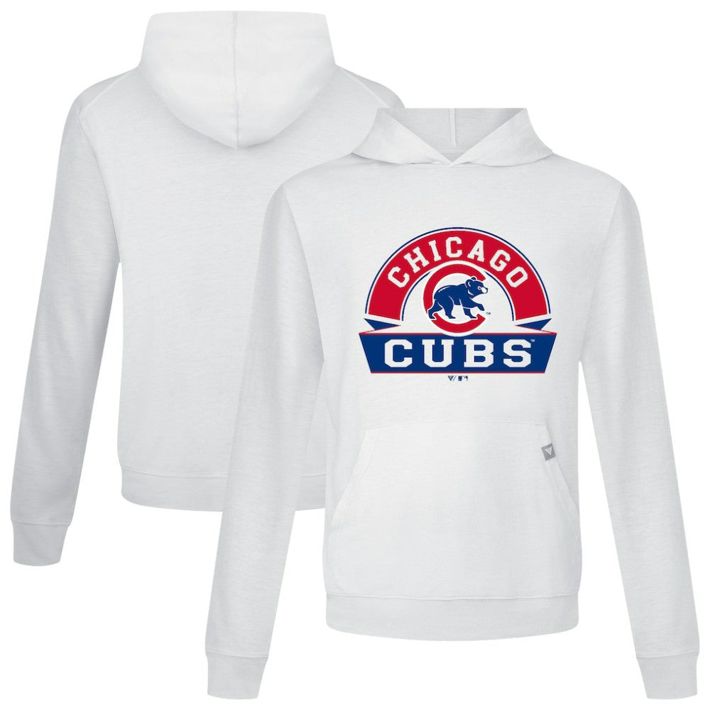 Chicago Cubs Levelwear Relay Banner Arch Pullover Hoodie White