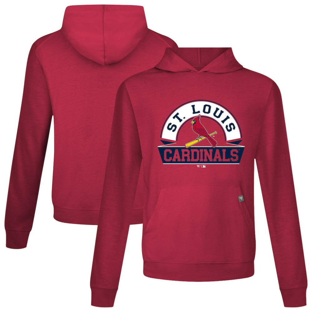 St. Louis Cardinals Levelwear Relay Banner Arch Pullover Hoodie Red