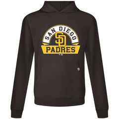 San Diego Padres Levelwear Relay Banner Arch Pullover Hoodie Brown