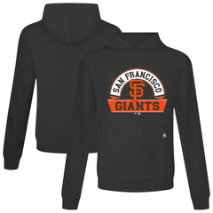 San Francisco Giants Levelwear Relay Banner Arch Pullover Hoodie Black