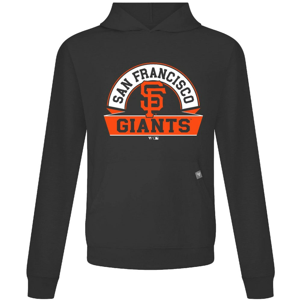 San Francisco Giants Levelwear Relay Banner Arch Pullover Hoodie Black