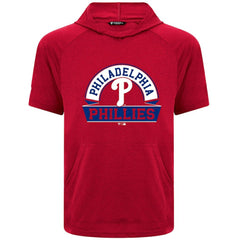 Philadelphia Phillies Levelwear Phase Banner Arch Hoodie T-Shirt Red