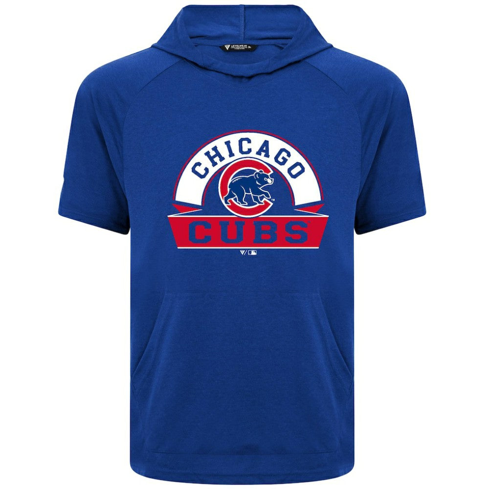Chicago Cubs Levelwear Phase Banner Arch Hoodie T-Shirt Royal