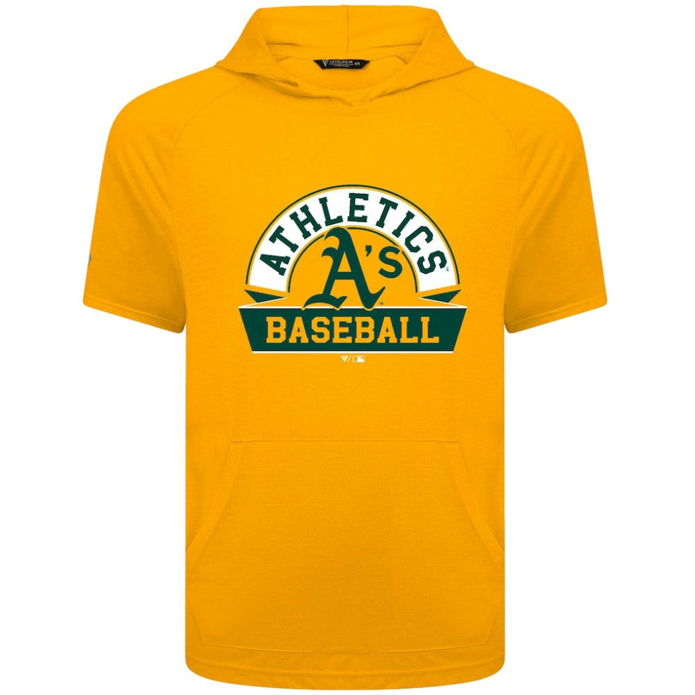 Athletics Levelwear Phase Banner Arch Hoodie T-Shirt Gold