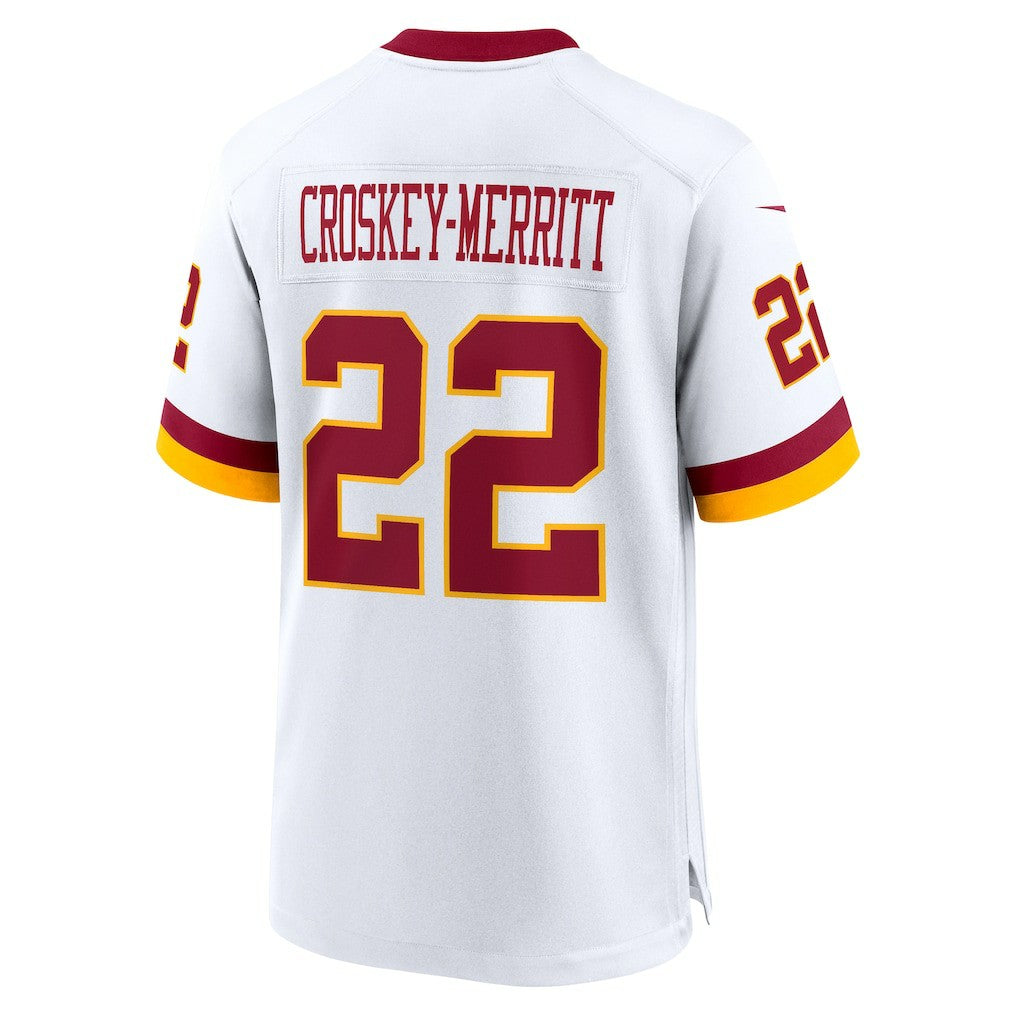 Jacory Croskey-Merritt Washington Commanders Game Super Bowl Era Jersey - White