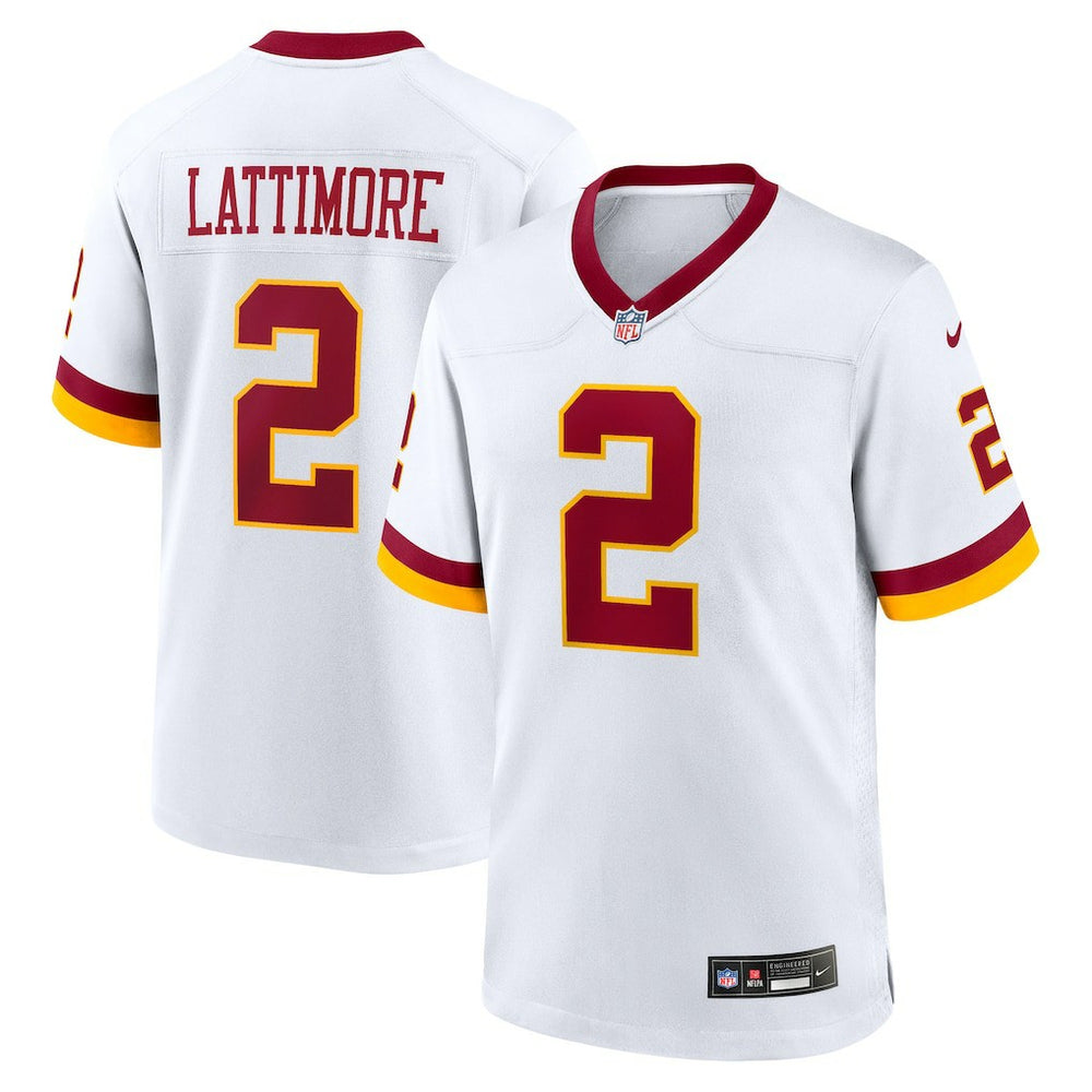 Marshon Lattimore Washington Commanders Game Super Bowl Era Jersey - White