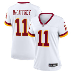 Luke McCaffrey Washington Commanders Women's Game Super Bowl Era Jersey - White