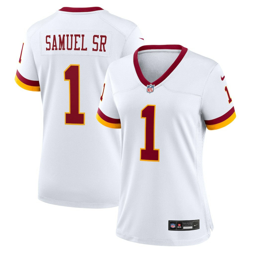 Deebo Samuel Sr Washington Commanders Women's Game Super Bowl Era Jersey - White