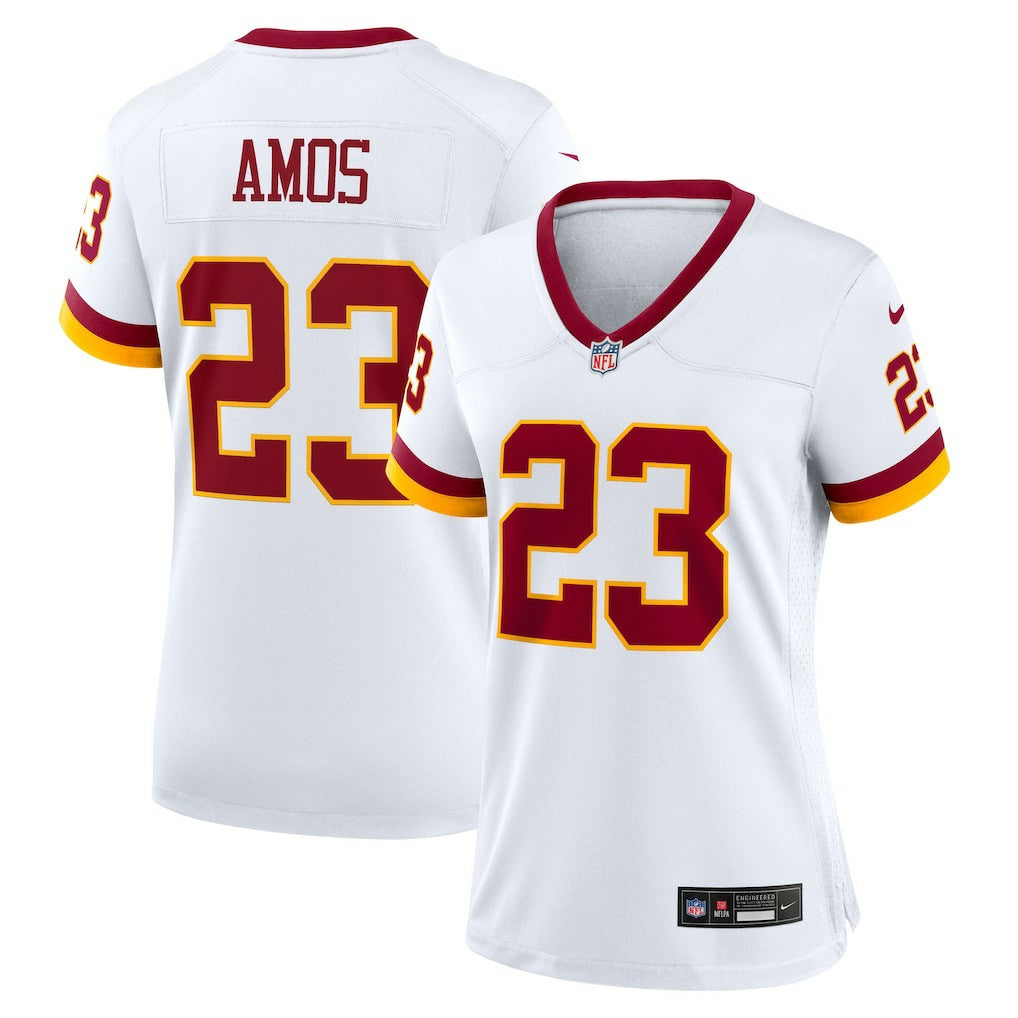 Trey Amos Washington Commanders Women's Game Super Bowl Era Jersey - White