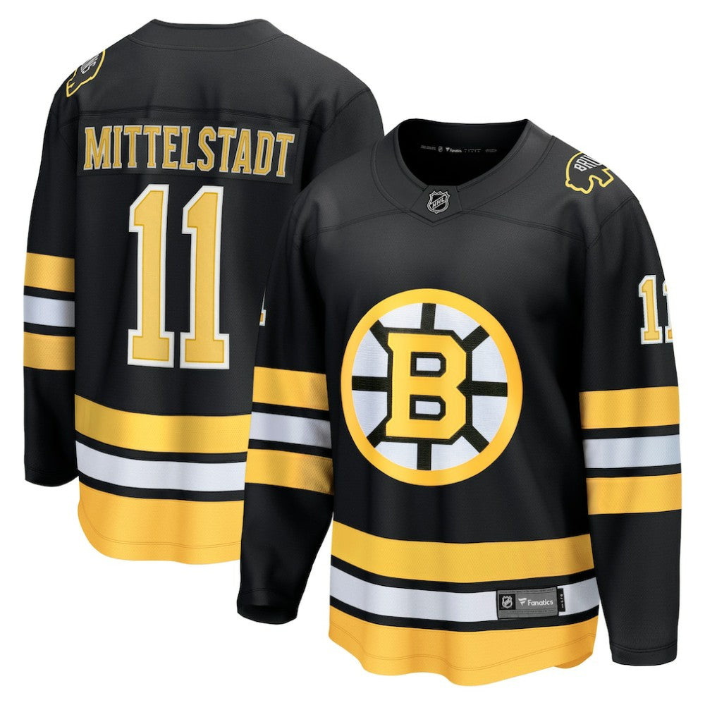 Casey Mittelstadt Boston Bruins Fanatics Home Breakaway Player Jersey Black