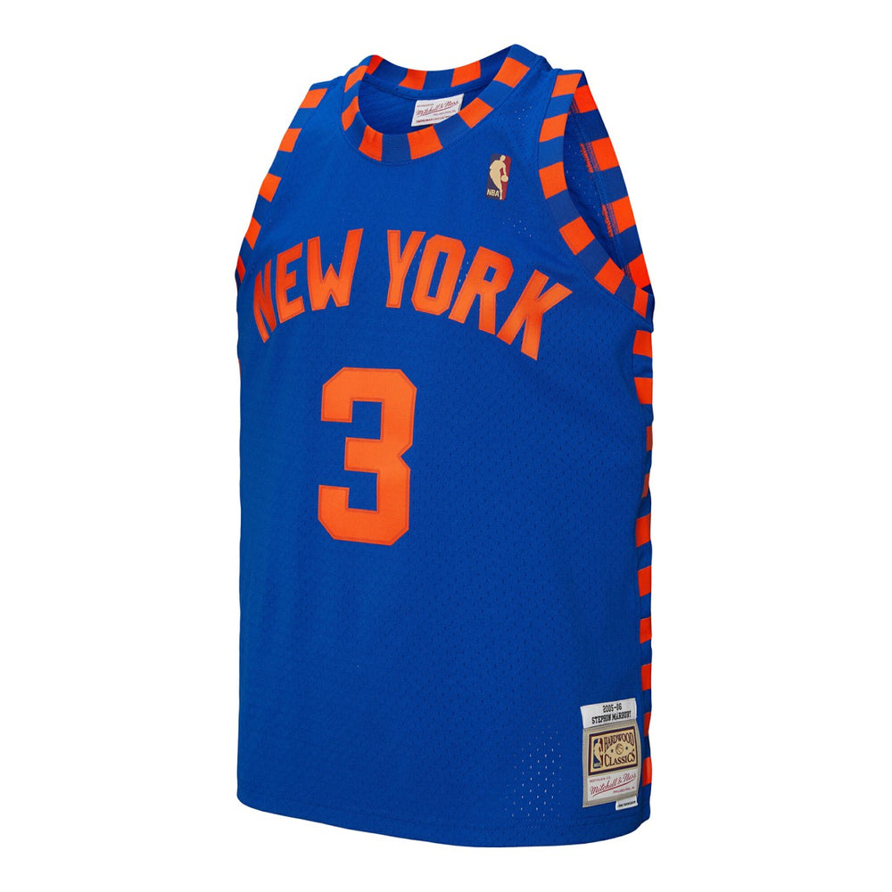 Stephon Marbury New York Knicks 2005/06 Hardwood Classics Swingman Jersey - Blue
