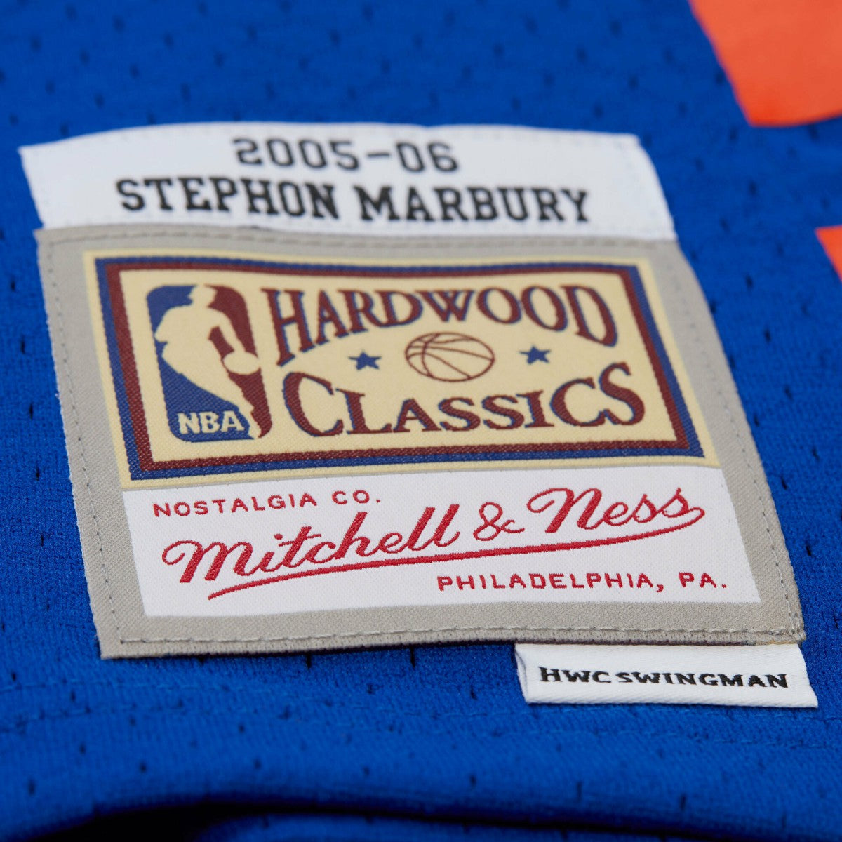 Stephon Marbury New York Knicks 2005/06 Hardwood Classics Swingman Jersey - Blue