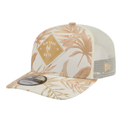 New York Mets Tonal Palm 9SEVENTY Adjustable Trucker Hat Tan | New Era